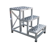 加厚铝合金踏步梯