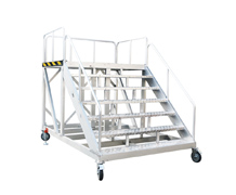 机场大型铝合金登高踏步梯