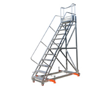 铝合金移动登高梯