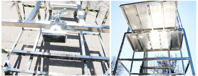 地铁/高铁移动操作平台登高梯