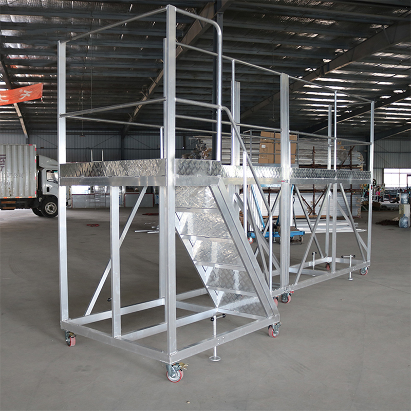 铝合金登高梯高走台