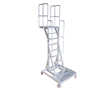 移动铝合金登高梯3米高