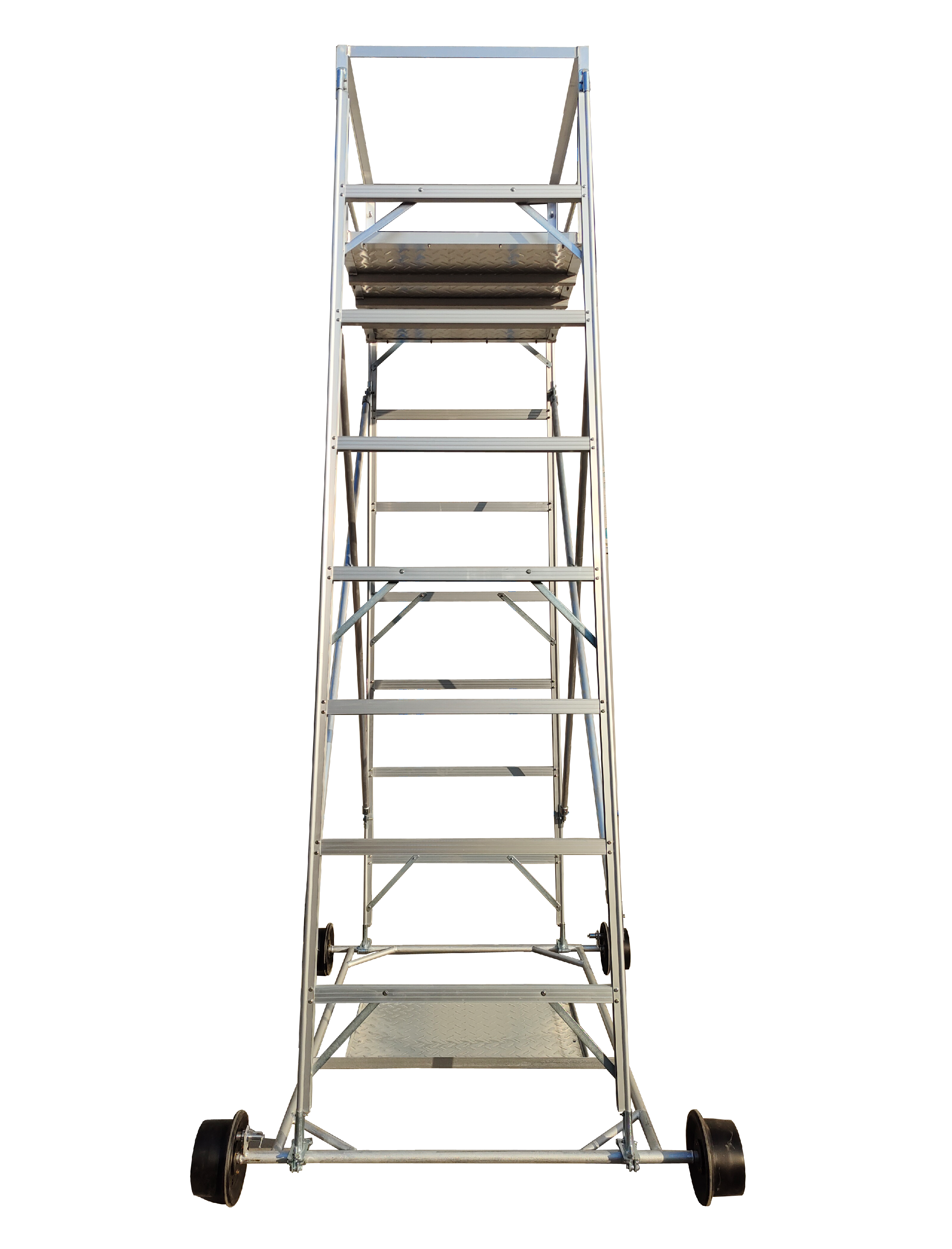 组装铝合金梯车